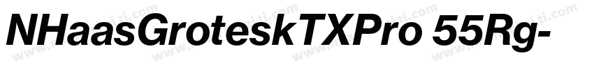 NHaasGroteskTXPro 55Rg字体转换
